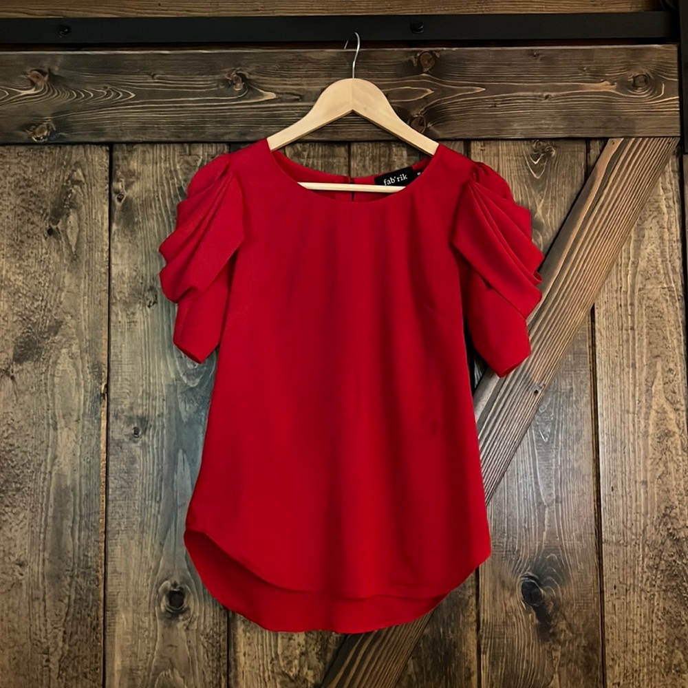 Fab’rik Red Blouse